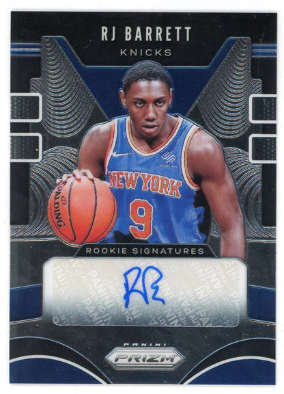 Rj Barrett 2019-20 Prizm Rookie Signature #Rs-Rjb
