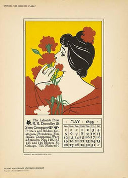 Lakeside Press By Donnekeley Das Moderne Plakat 1897 Original Stone Lithograph