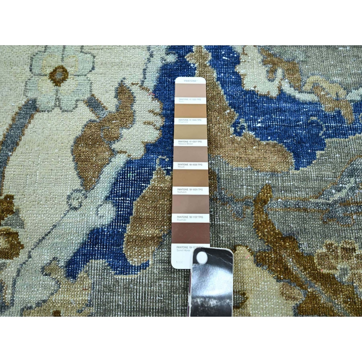 Rug 9'2"x12'3" Chiffon White Polonaise Czartoryski Hand Knotted 100% Wool