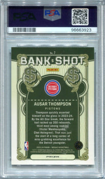 Victor Wembanyama 2023 Mosaic #17 Bank Shot Psa 9 Card