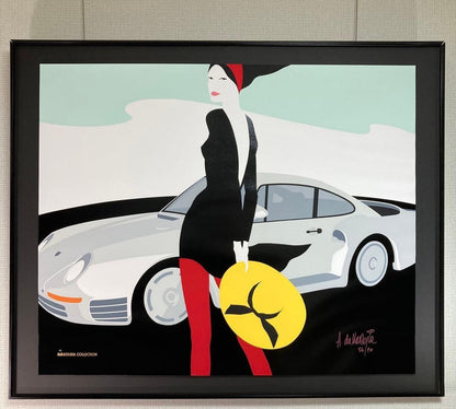 Amleto Dalla Costa Matsuda Collection Silkscreen Poster Art Ed56/90 Porsche
