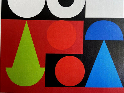 Auguste Herbin Lithograph Hand Numbered Coa (Sonia Delaunay)