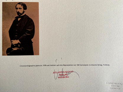 Edgar Degas, Signed Numbered Lithograph Coa