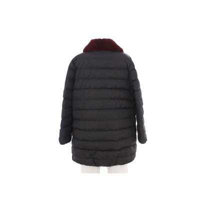 Moncler Women'S Indis Puffer Coat Polyamide With Down And Fur