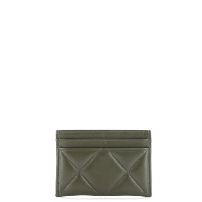 Chanel 19 Card Holder Quilted Leather