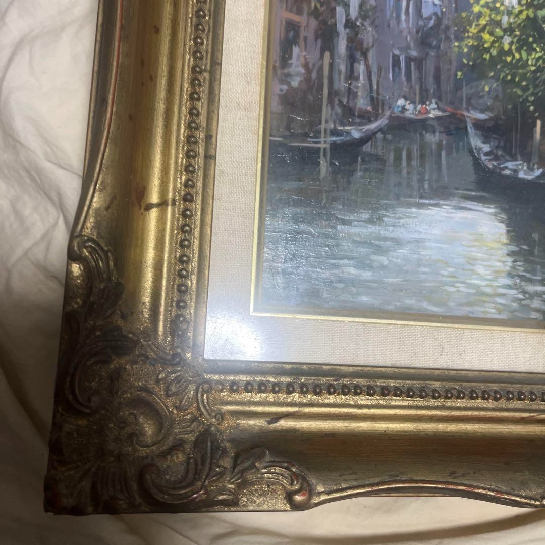 Claudio Simonetti Original Oil Painting Venice Canal F4 Signed Italian Artist