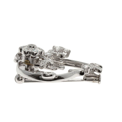 Waltham   Brooch Swing Diamond Platinum Pt950