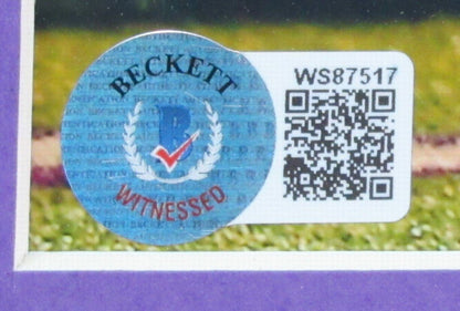 Terrell Suggs Autographed 16X20 Photo Ravens Framed Beckett 179402