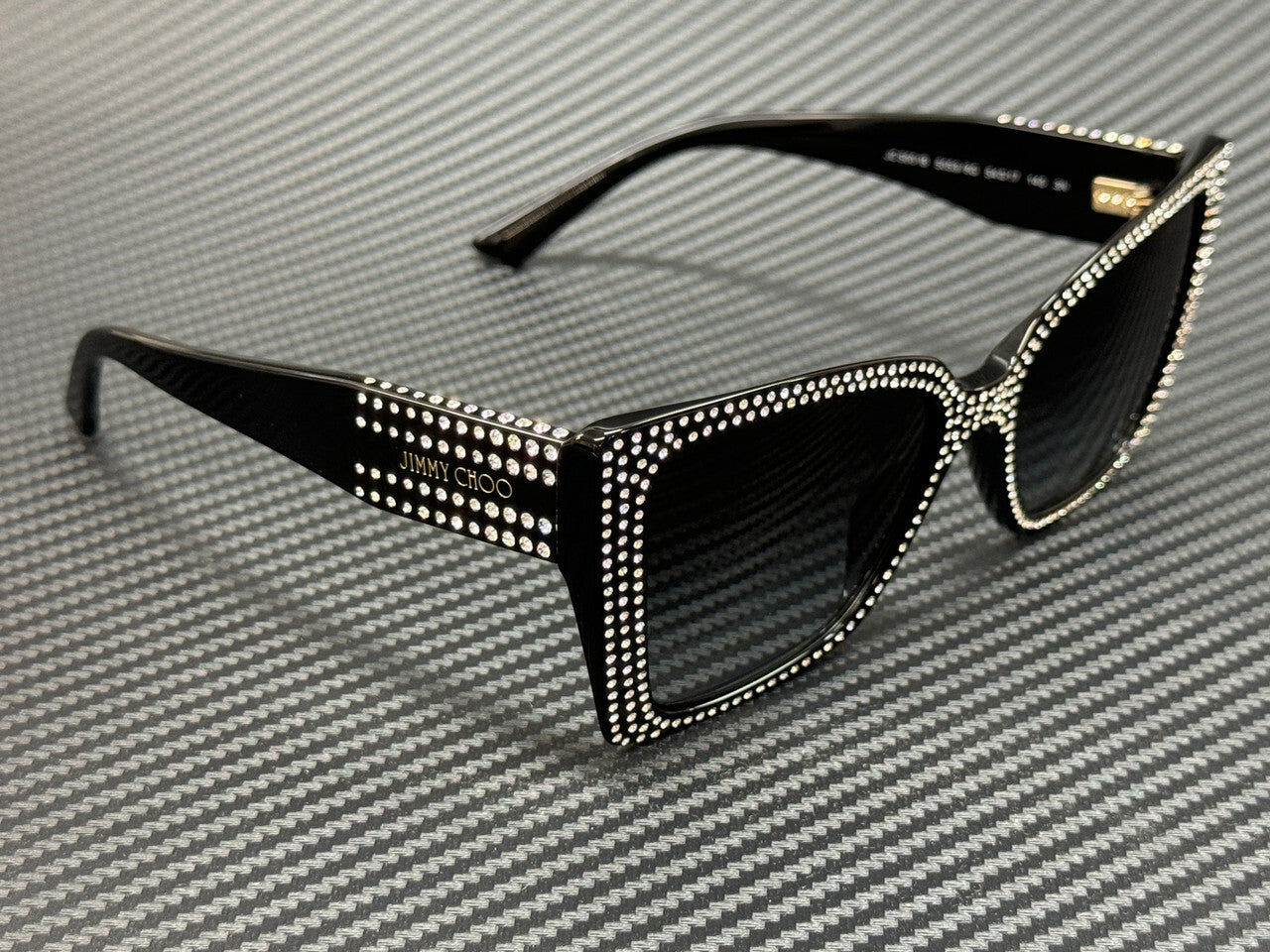 Jimmy Choo Women's Sunglasses 54 mm Black Grey Gradient