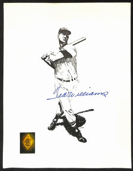 Ted Williams Hof Signed/Autographed 8X10