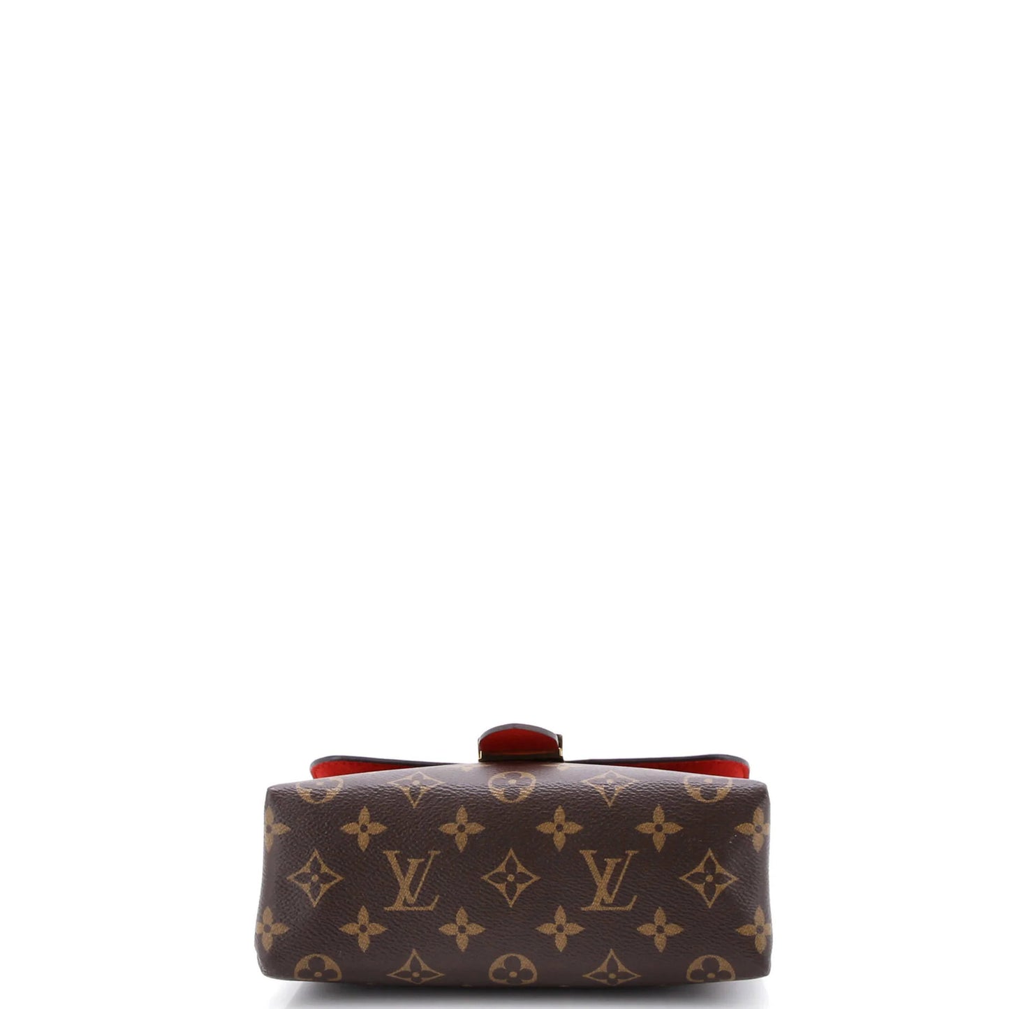 Louis Vuitton Locky Handbag Monogram Canvas With Leather Bb