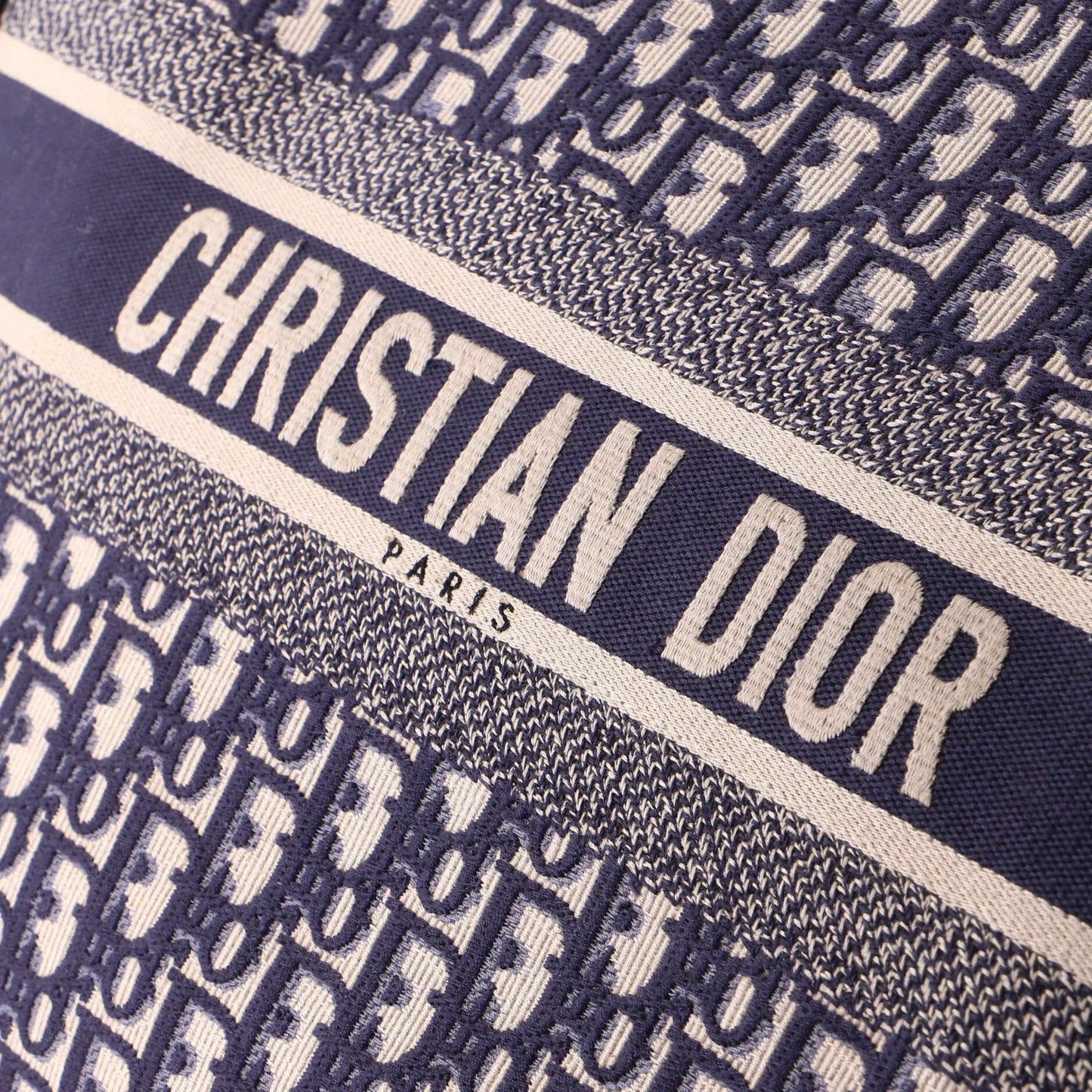 Christian Dior Book Tote Oblique Canvas Large