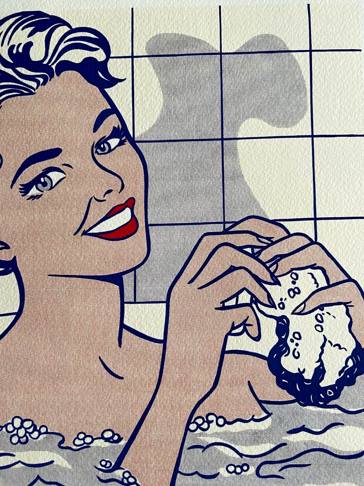 Roy Lichtenstein Lithograph Coa Signed Numbered By Hand Rare