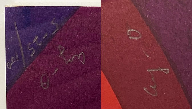 Ay-O (??) "Rainbow Hole #5" 1991 Signed Silkscreen 60.5Cm Rainbow Fluxus Japan