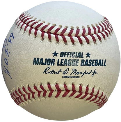(AIV) Nolan Ryan "HOF 99" Autographed Hall of Fame Baseball