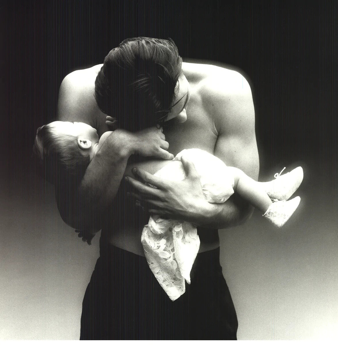 Dominique Issermann Man And Baby " Offset Lithograph Photography
