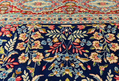 Hand-Knotted Vintage Classic Floral Oriental Rug