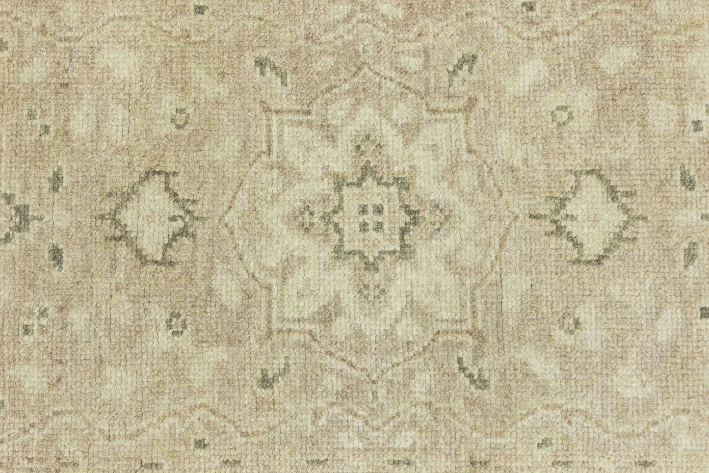 Transitional Oriental Runner Rug Muted Floral