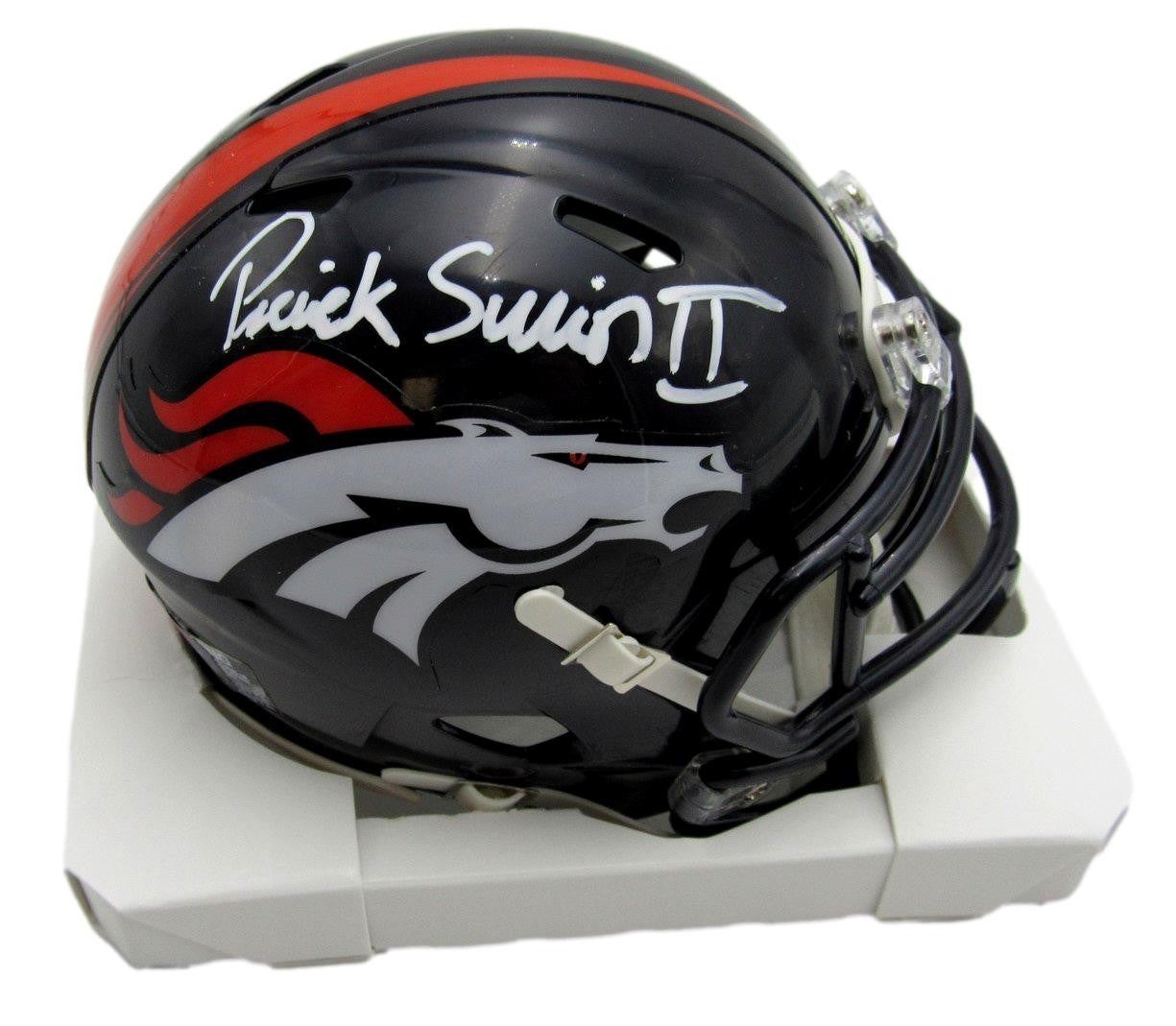 Patrick Surtain Signed/Auto Mini Football Helmet Denver Broncos Prova 200064
