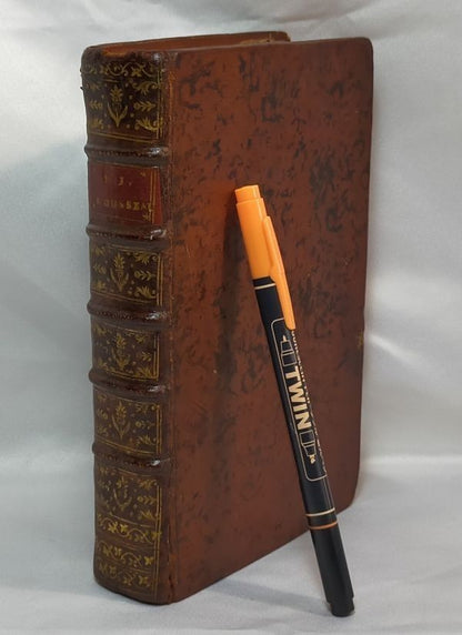 Louis-Sebastien Mercier De J.J. Rousseau 1791 First Edition Leather Book Revolut