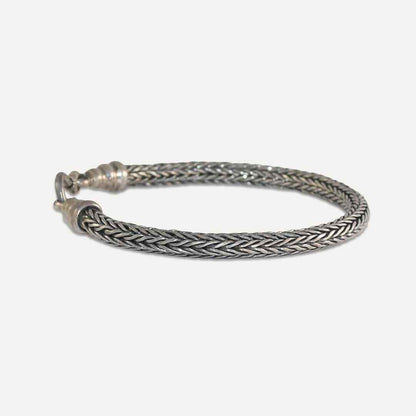 Sterling Silver Designer Style Fancy Woven