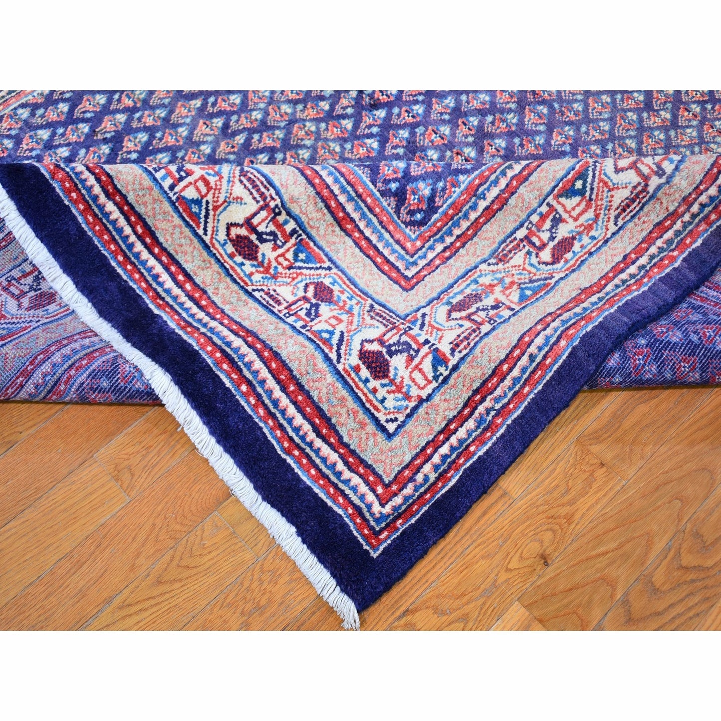 6'1"X11'4" Semi Antique Seravan All Over Botteh Design Wide Runner Rug