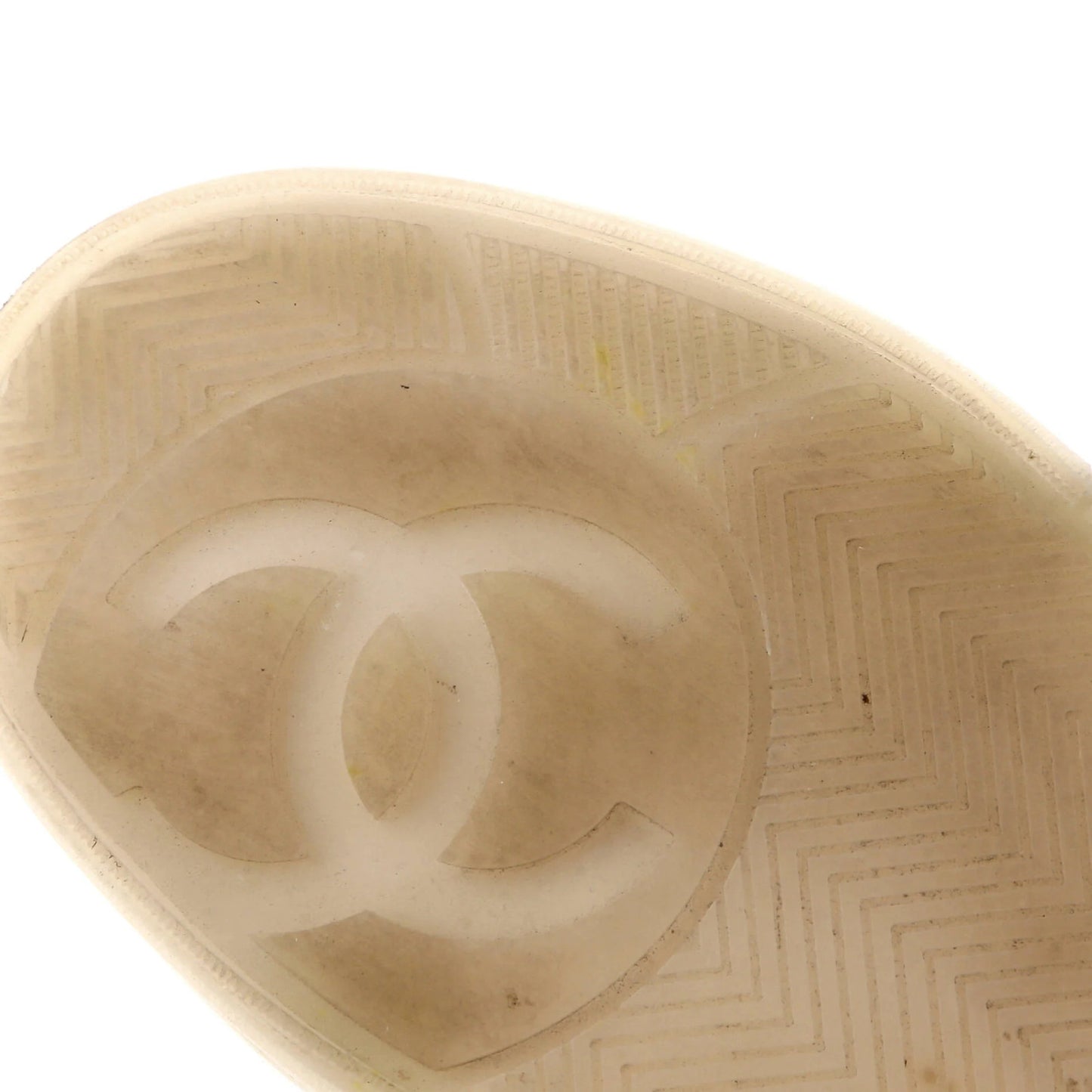 Chanel Women'S Logo Low-Top Sneakers Leather