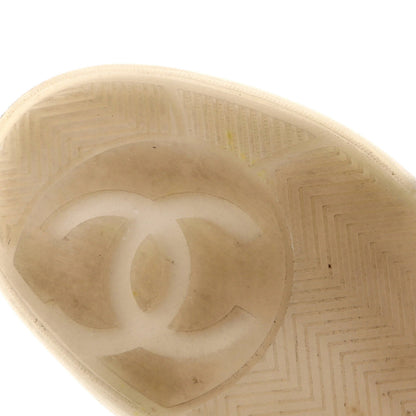 Chanel Women'S Logo Low-Top Sneakers Leather