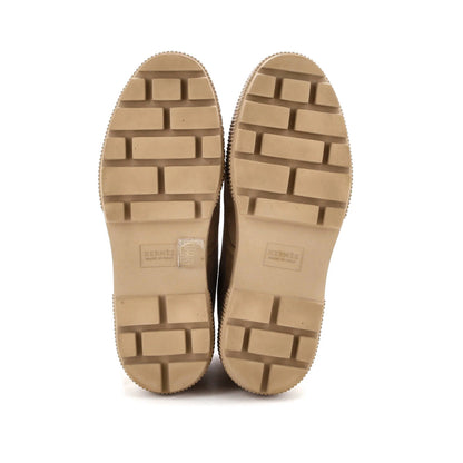 Hermes Women'S Itineraire Ankle Boots Suede With Leather