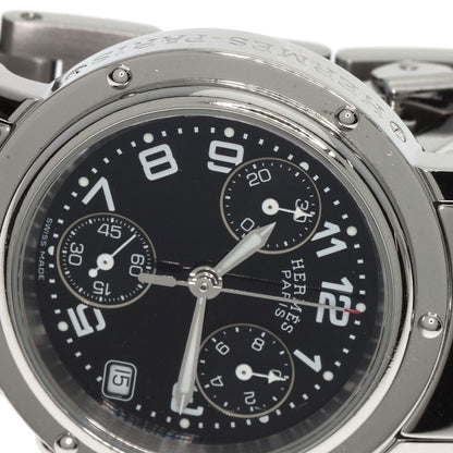 Hermes Clipper Chrono Watches Cl1.310 Stainless Steel/Stainless Steel Ladies