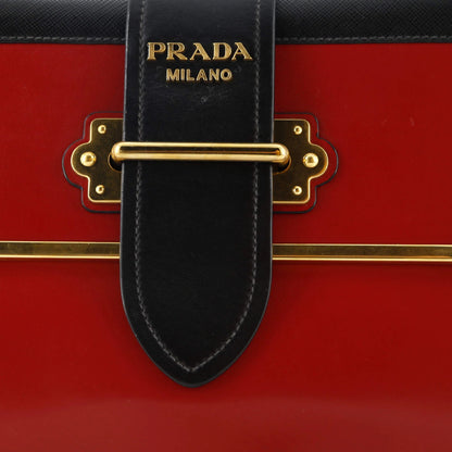 Prada Cahier Convertible Shoulder Bag City Calf And Saffiano Medium