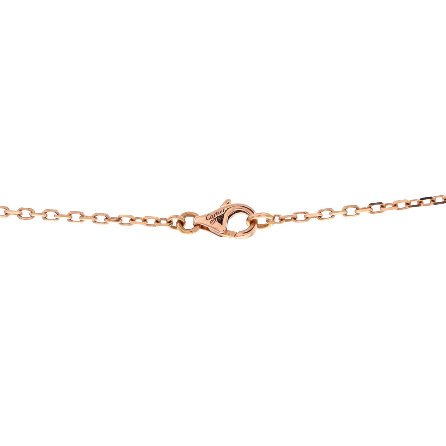 Cartier Trinity Pendant Necklace 18K Tricolor Gold And Diamonds