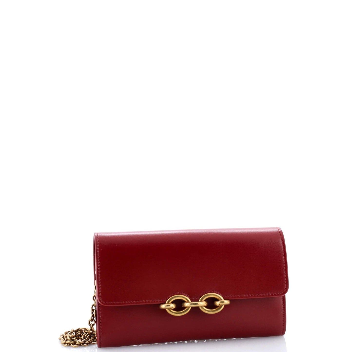 Saint Laurent Le Maillon Chain Wallet Leather