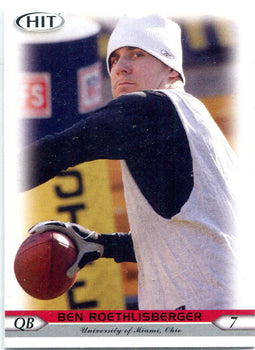 Ben Roethlisberger 2005 Sage Hit Unsigned Rookie Card