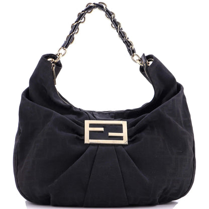 Fendi Mia Hobo Zucca Canvas Large