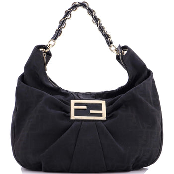 Fendi Mia Hobo Zucca Canvas Large