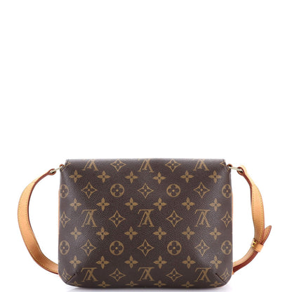 Louis Vuitton Musette Tango Handbag Monogram Canvas