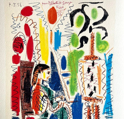 Pablo Picasso Lithograph Coa Signed Numbered And Limited