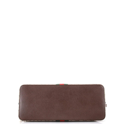 Gucci Ophidia Dome Top Handle Bag Gg Coated Canvas Medium