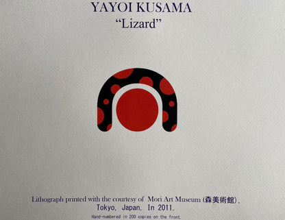 Yayoi Kusama Lithograph Mori Art Museum Coa Hand Numbered In Pencil