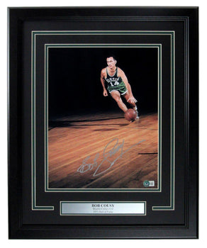 Bob Cousy Hof Autographed 11X14 Photo Boston
