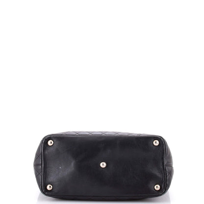 Large Chanel Cambon Tote Quilted Leather