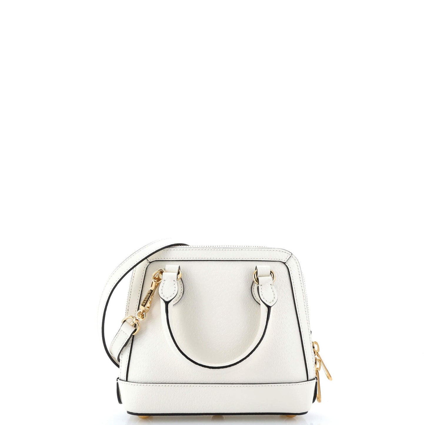 Gucci X Adidas Horsebit 1955 Top Handle Bag Leather With Applique Mini