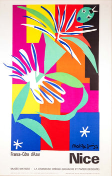 Lithograph Henri Matisse Danseuse Creole Nice Cote D'Azur 1965 Stone