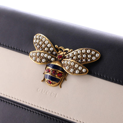 Gucci Queen Margaret Chain Wallet Leather Mini