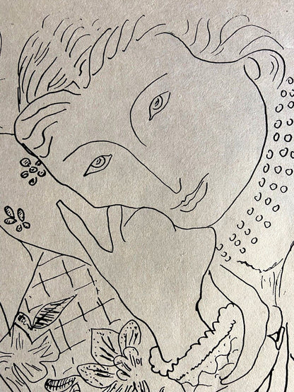 Henri-Matisse Lithograph Coa Hand Signed Numbered In Pencil Collection