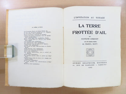 La Terre Frottee D'Ail Illustrated By Raoul Dufy Gustave Coquiot Signed 1925
