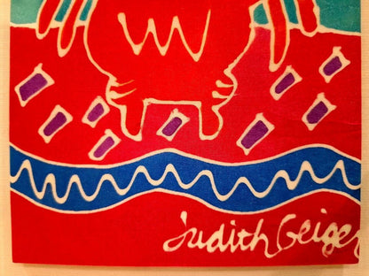 Judith Geiger Crab Silkscreen Signed Framed Art