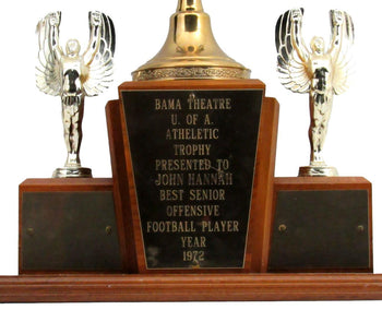 John Hannah Hof Univ Of Alabama 1972 Best Senior