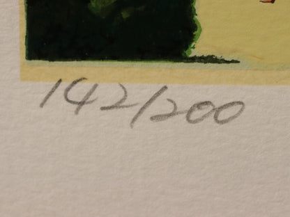 Doug Webb Signed Original Serigraph Screenprint Framed Limited 200